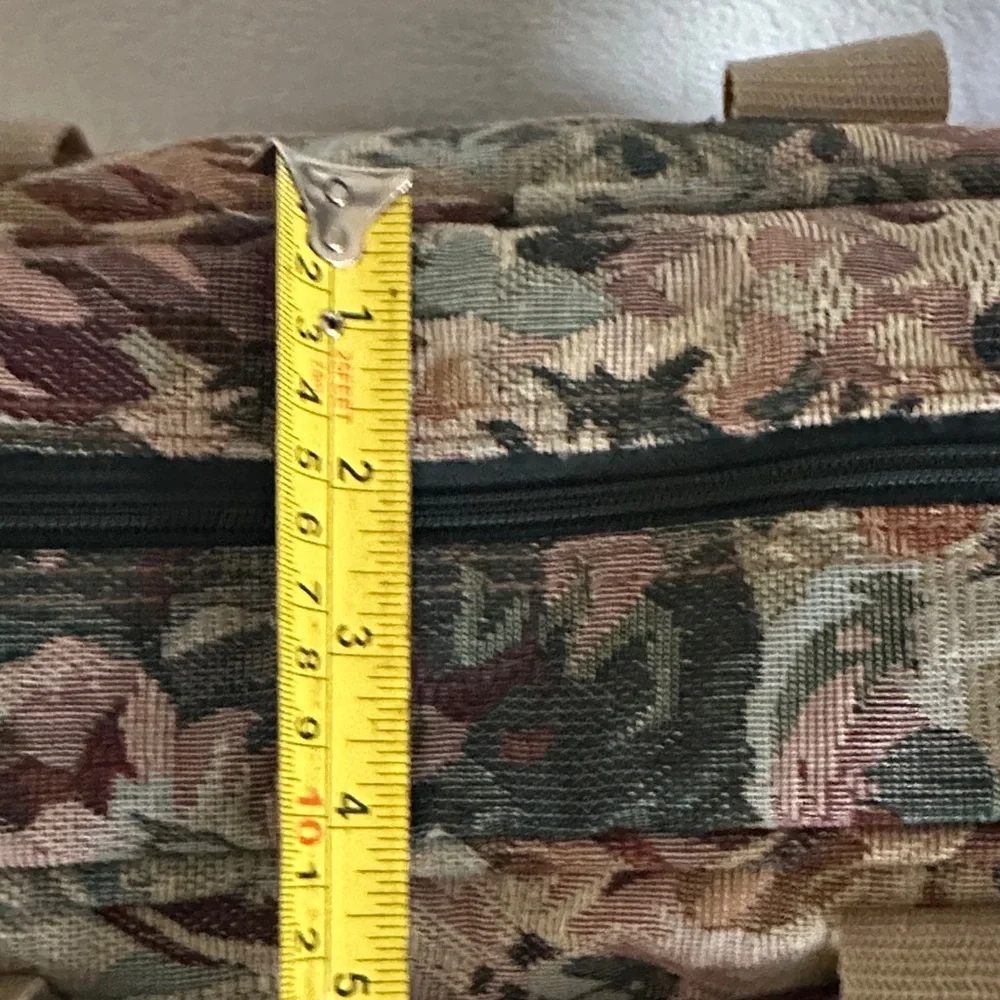 Floral Tapestry Travel Bag - Carry On.